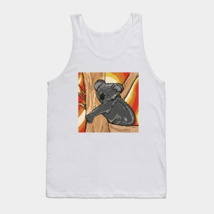 Koala in Australia - Save the environment  - Pixel Art Tank Top